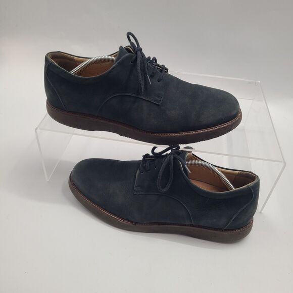 Samuel Hubbard Bucks Plain Toe Derby - Navy Blue Nubuck Leather - 12M main image 6
